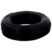 Câble d'alimentation flexible multibrin SCITYNEO TRADEX PRIVATE LIMITED Modèle 0099, 4 mm, 2 conducteurs en cuivre nu, isolé PVC, forme rectangulaire