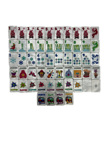 Le Chalet - FROSTY PEARL WHITE Ensemble de Mahjong Américain Personnalisé en Acrylique, 160 Tuiles de Mahjong Gravées pour Fête - Product Image 2