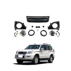 Soportes de Rejilla Delantera de Alta Calidad y Estilo Nuevo, Kits de Carrocería para Faros Delanteros para Land Cruiser Prado FJ120 LC120 2002-2009 - Product Image 1