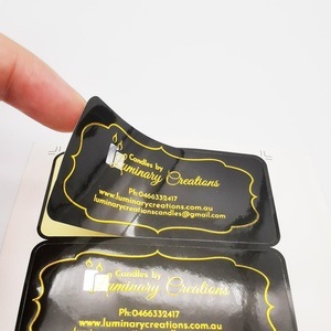 Rollo de Etiquetas Adhesivas Transparentes de PVC Impermeables con Diseño Personalizado 2020, Sello Seguro para Botellas de Uso Cosmético, 100 Piezas - Product Image 3