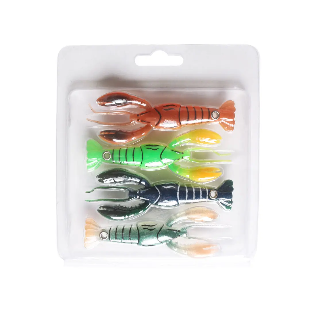 Afishlure kerevit yumuşak Lures 9.5cm 6g Trolling alabalık plastik yem olta takımı aydınlık silikon karides cazibesi