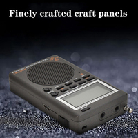 HRD747 HRD-747 Portable plus petit stéréo large fréquence Scanner LSB USB Air CB VHF UHF WX FM MW SW Radio avec mémo