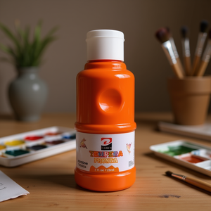 Tempera Premium Arancione su Carta per Pittura ad Acquerello - Product Image 3