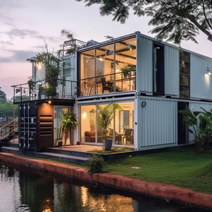 Sáng Tạo Kết Cấu Thép Đúc Sẵn Modular Tích Hợp Nhà Ở Hiện Đại Thoáng Khí Văn Phòng Xây Dựng Kỳ Nghỉ Container Nhà - Product Image 4