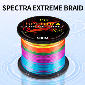 8x sợi 500M mét bện 10lb-250lb PE Dây câu cá siêu mạnh Nhiều màu dây câu 8 sợi bện - Product Image 2