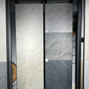 Sứ gạch lát sàn bề mặt mờ gạch lát sàn 600x600mm không trượt foshan Gạch gốm ánh sáng màu xám bề mặt thô - Product Image 1