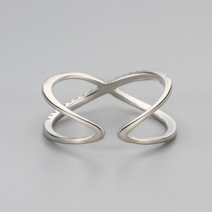 <span class=keywords><strong>Anillo</strong></span> Cruzado Chapado en Oro, Estilo Hip Hop, Romántico, Joyería <span class=keywords><strong>de</strong></span> Moda Diaria, Regalo al por Mayor para Mujer - Product Image 3