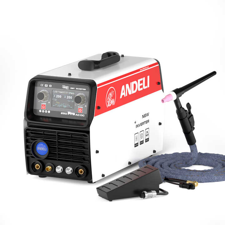 ANDELILCD Smart Tig-250 Pro 6 IN 1 AC DC HFTIGパルスコールドMMA多機能