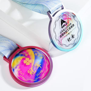 Médaille de sport en cristal MVP haut de gamme personnalisée Médailles de basket-ball de football de gymnastique personnalisées Souvenir sculpté de petit <span class=keywords><strong>pont</strong></span> - Product Image 2