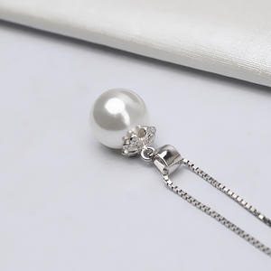 Colgante de Plata S925 con Trébol de la Suerte Geométrico Baotou, Incrustaciones de Perlas 9-16, Bandeja Vacía para Joyería DIY, Bandeja de Accesorios 781 - Product Image 3