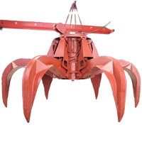 Grappin hydraulique certifié CE BUOCHUANG pour déchiqueter les pelures d'orange, rotation à 360°, résistant à l'usure, pour excavatrices de 3 à 35 tonnes
