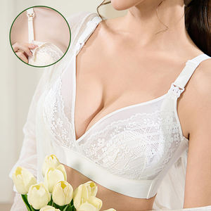 <span class=keywords><strong>Soutien</strong></span>-<span class=keywords><strong>gorge</strong></span> d'<span class=keywords><strong>allaitement</strong></span> sexy ultra-fin à oreilles de lapin pour femmes, tailles M, L, XL, XXL, 3XL, BCD, pour petites poitrines, ouverture frontale en dentelle, pour la maternité - Product Image 1