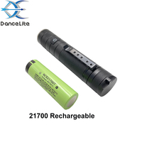 LOGO Personnalisé S21UC USB-C rechargeable UVC 255NM Lampe de poche LED à ondes courtes filtrée noire ZWB3 21700 Lampe torche UV profonde
