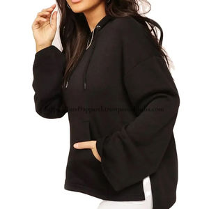 Ropa de moda de invierno con estilo para mujer Sudadera con capucha Diseño personalizado Ropa de manga larga Sudaderas con capucha para mujer Precio al por mayor - Product Image 1