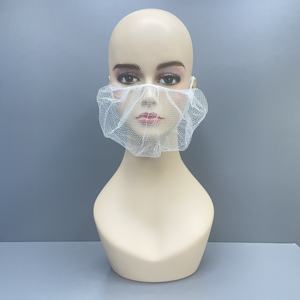 Couvre-barbe jetables en nylon pour hommes, <span class=keywords><strong>filet</strong></span> de sécurité pour cheveux - Product Image 3