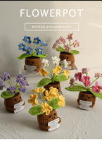 Adorable poupée végétale apaisante en pot, décoration trèfle à quatre feuilles, favorise l'épanouissement des jolies fleurs en pot