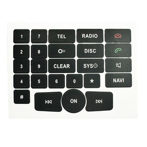 Pegatina de Reparación para Botones de Radio Mercedes-Benz Modelos C E GLK W 2007-2014, Adhesivo de PVC, Estilo Personalizado 1 2 - Product Image 5