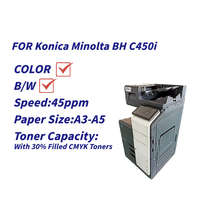 Photocopieur multifonction couleur numérique d'occasion Konica Minolta BH450i 45ppm Japon A3+ pour petites entreprises