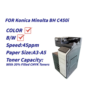 เครื่องถ่ายเอกสารมัลติฟังก์ชั่น <span class=keywords><strong>Konica</strong></span> Minolta BH450i สีมือสอง ความเร็ว 45 หน้าต่อนาที เหมาะสำหรับธุรกิจขนาดเล็ก - Product Image 3