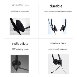 <span class=keywords><strong>Casque</strong></span> Jabra BIZ 1500 Duo USB pour service client téléphonique, centre d'appels, opérateur, réduction active du <span class=keywords><strong>bruit</strong></span>, qualité studio, circum-auriculaire - Product Image 4