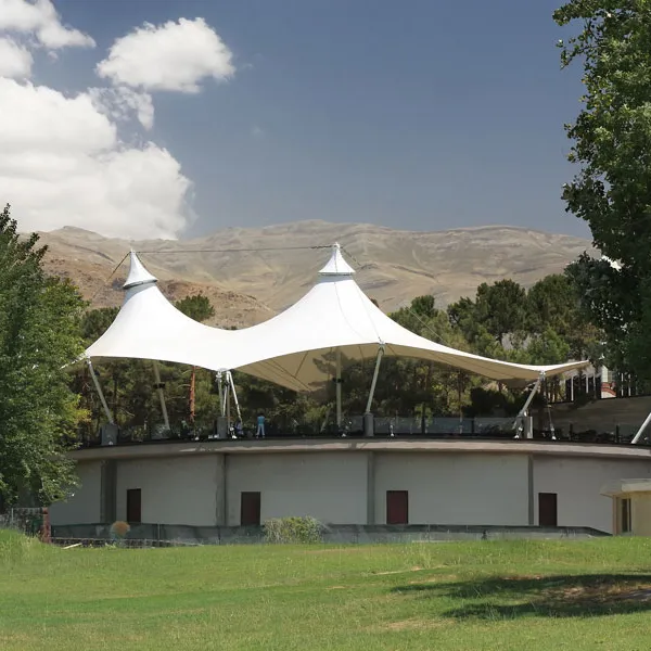 Camping Aplicação Membrana Tenda Estrutural Hotel Luxo Tensão Membrana Tenda