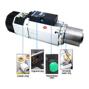 HLTNC <span class=keywords><strong>ATC</strong></span> <span class=keywords><strong>SPINDLE</strong></span> <span class=keywords><strong>Motor</strong></span> 24000 U/min 600Hz ISO30 Halter GDZ143X 133 9kW ISO30 Luftgekühlte Spindel für Hochleistungs-<span class=keywords><strong>CNC</strong></span>-Maschinen - Product Image 3