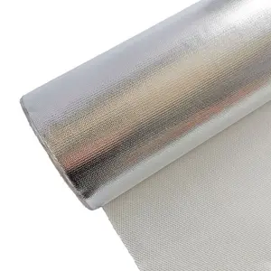 China Factory Aluminum Foil Laminated Fiberglass Fabric Cloth