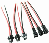 1.0Mm 1.25Mm 1.5Mm 2.0Mm 2.54Mm Pitch 2/3/4/5/6 Pin Konektor Listrik & Perempuan Plug JST SH ZH PH XH Kabel Kustom