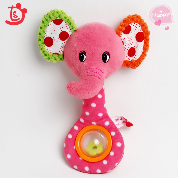 Детские нагрудники ручной работы, погремушка, погремушка, плюшевые игрушки, мягкий набивной слон, детский мяч, погремушка-погремушка, Игрушки для маленьких девочек и мальчиков