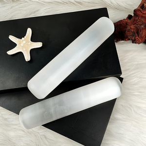Barres de cristal de sélénite naturelle en gros avec support pour la décoration intérieure – Pierres de guérison artisanales - Product Image 3