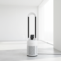 Ventilateur sans pales 3 en 1 pour la maison, refroidissement, chauffage et purification de l'air, avec filtre HEPA, ventilateur tour intelligent, chauffage et refroidissement