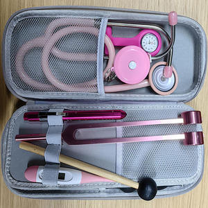 Kit de <span class=keywords><strong>Stéthoscope</strong></span> Médical Portable Multifonctionnel pour Usage Domestique avec Étui pour Infirmières/Médecins - Product Image 1