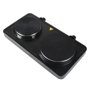 Countertop Electric Cooking Stove Hot Plate With Power Indicator Lights