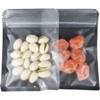 Sachet de rangement auto-scellant en plastique transparent givré pour emballage d'écouteurs et de projecteurs