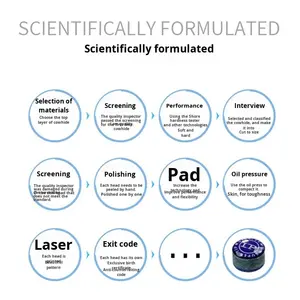 V8カスタムロゴ入り耐久性のあるレザーチップビリヤードキューアクセサリー-シングルレイヤー小型スヌーカースペシャルチップ14mm/10mm 1/2ロッドボックス - Product Image 5