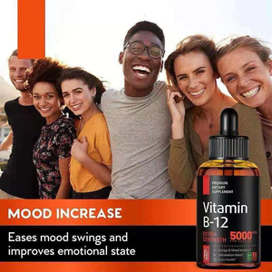 OEM Vitamin B12 Damlaları Vitamin B12 Sublingual Sıvı Vegan B12 Vitamini 5000 MCG Metilkobalamin B12 Sıvı Takviyesi - Product Image 4