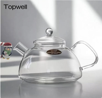 NOUVELLE THÉIERE EN VERRE MODERNE POUR LA MAISON, CAPACITÉ 1000ML-1800ML, EN PROMOTION