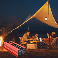 HOULI invertör 12V 220V saf sinüs dalga | 12V için 220V güç inverteri 2200W 3000W araba RV ev kullanımı için