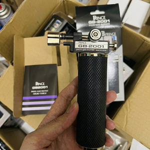 Prince GB2001 Handheld <b>Gas</b> Micro Torch Metal Round For Cigar Welding - Product Image 1