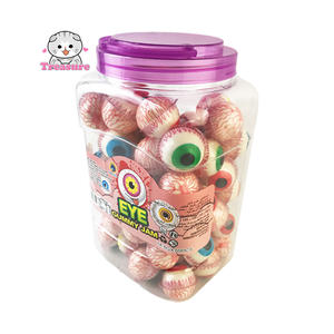 Beliebte Halal Süße Weiche Kaubonbons Frucht-Augapfel-Bonbons mit Gelee-Füllung Halloween-Süßigkeiten - Product Image 2