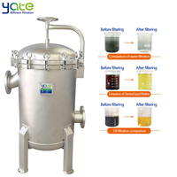 Nouveau filtre multi-sacs en acier inoxydable 304 316 pour la filtration de l'eau industrielle, des solutions d'électrodéposition, des solutions de décapage et des liquides de refroidissement
