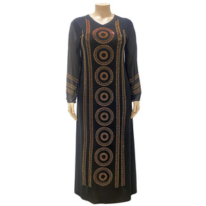 مصنع CCY فساتين عباية إسلامية رخيصة الثمن مخصصة فساتين طويلة عربية أفريقية إسدال إسلامي للنساء عباية - Product Image 6