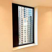 Ventanas Micro de Aluminio con Rotura de Puente Térmico, Doble Acristalamiento, Vidrio Templado Low-E, para Cocina, Sótano, Seguridad, Privacidad y Protección Infantil