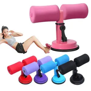 Sit Up Bar Floor Portable Sit Up Exercise Equipment avec de fortes ventouses Support de pied réglable Abs Master Assistant Device