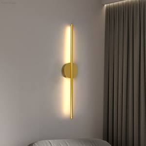 Minimalist Modern Iron <b>LED</b> Wall Lamp with Sensor Control Dimmable <b>Magnetic</b> Mount for Bedroom and Living Room - Product Image 5