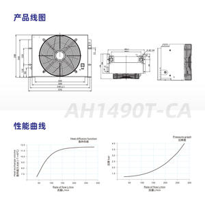 Refroidisseur d'huile hydraulique à haute efficacité, conception de refroidisseur sec pour les engins de chantier, grue, réservoir d'huile, radiateur, échangeur de chaleur par air - Product Image 2
