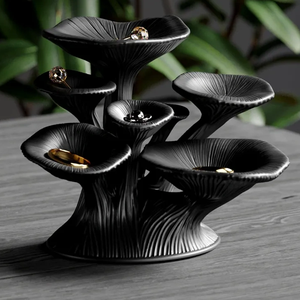 Présentoir à bijoux en forme de champignon pour l'impression 3D transfrontalière, artisanat, ornements, cadeaux, figurines créatives, jouets - Product Image 3