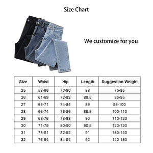 Pantalones Vaqueros Ajustados de Primavera y Otoño Personalizables, Tallas Grandes, Azul <span class=keywords><strong>Gris</strong></span>áceo, Corte Lápiz, Largura al Tobillo - Product Image 6