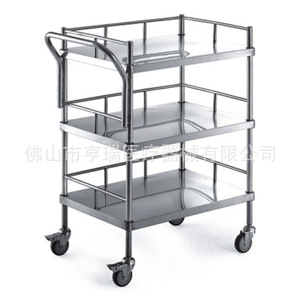 Henry Instrument Trolley 304 Stainless Steel Medical Mobile Operating Room <b>Cart</b> HR-789 - Product Image 4