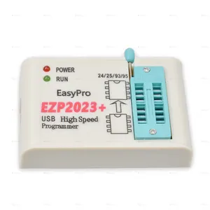 أصلي EZP2023 USB SPI مبرمج مجموعة كاملة + 12 محول دعم 24 25 93 95 EEPROM فلاش السير للنوافذ أفضل من EZP2019